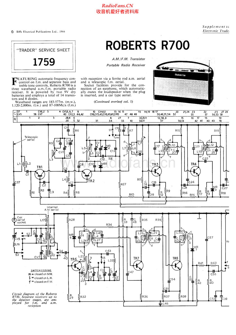 Roberts-R700-pr-sm 维修电路原理图.pdf_第1页