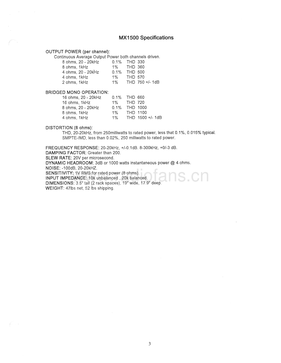 QSC-MX1500-pwr-sm 维修电路原理图.pdf_第3页