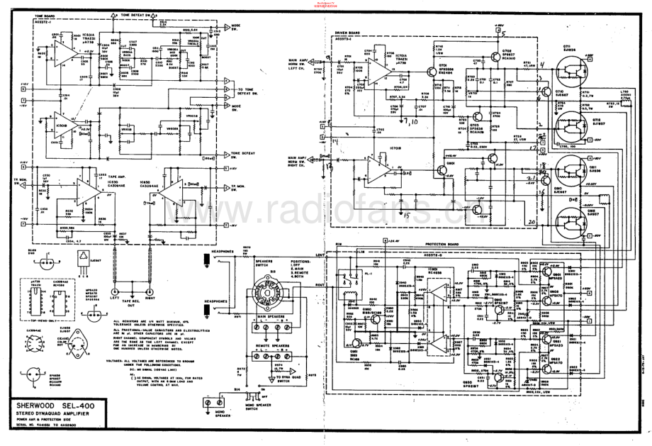 Sherwood-SEL400-int-sch 维修电路原理图.pdf_第1页