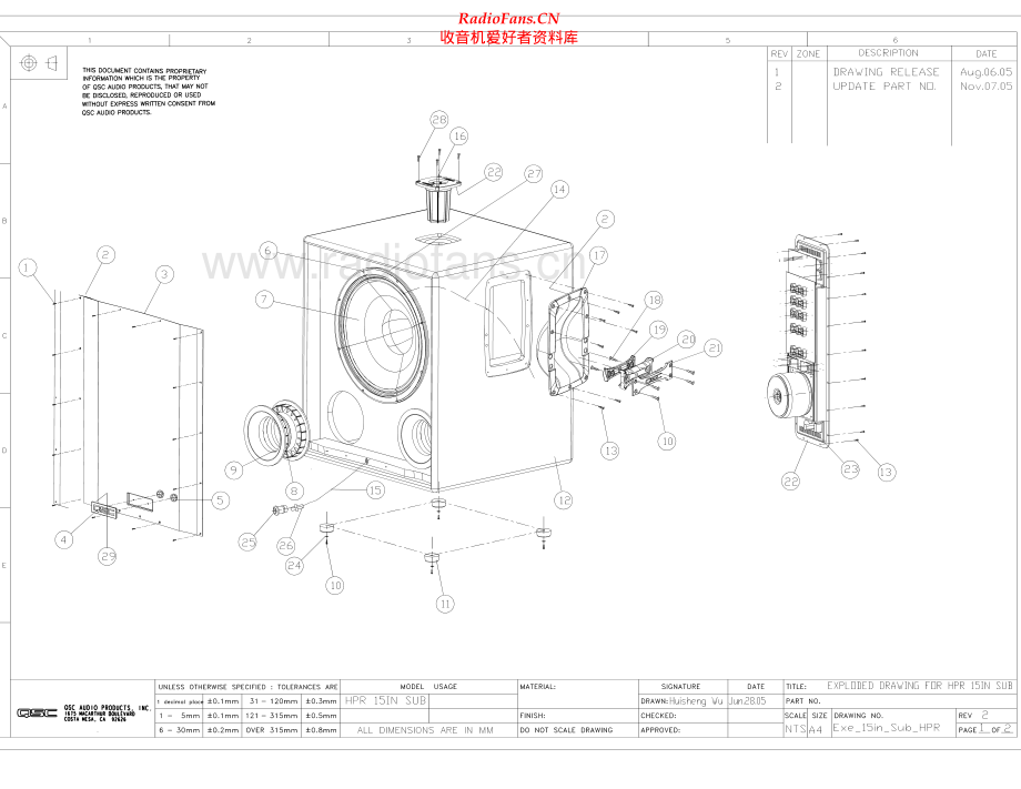 QSC-HPR15inSub-spk-drw 维修电路原理图.pdf_第1页