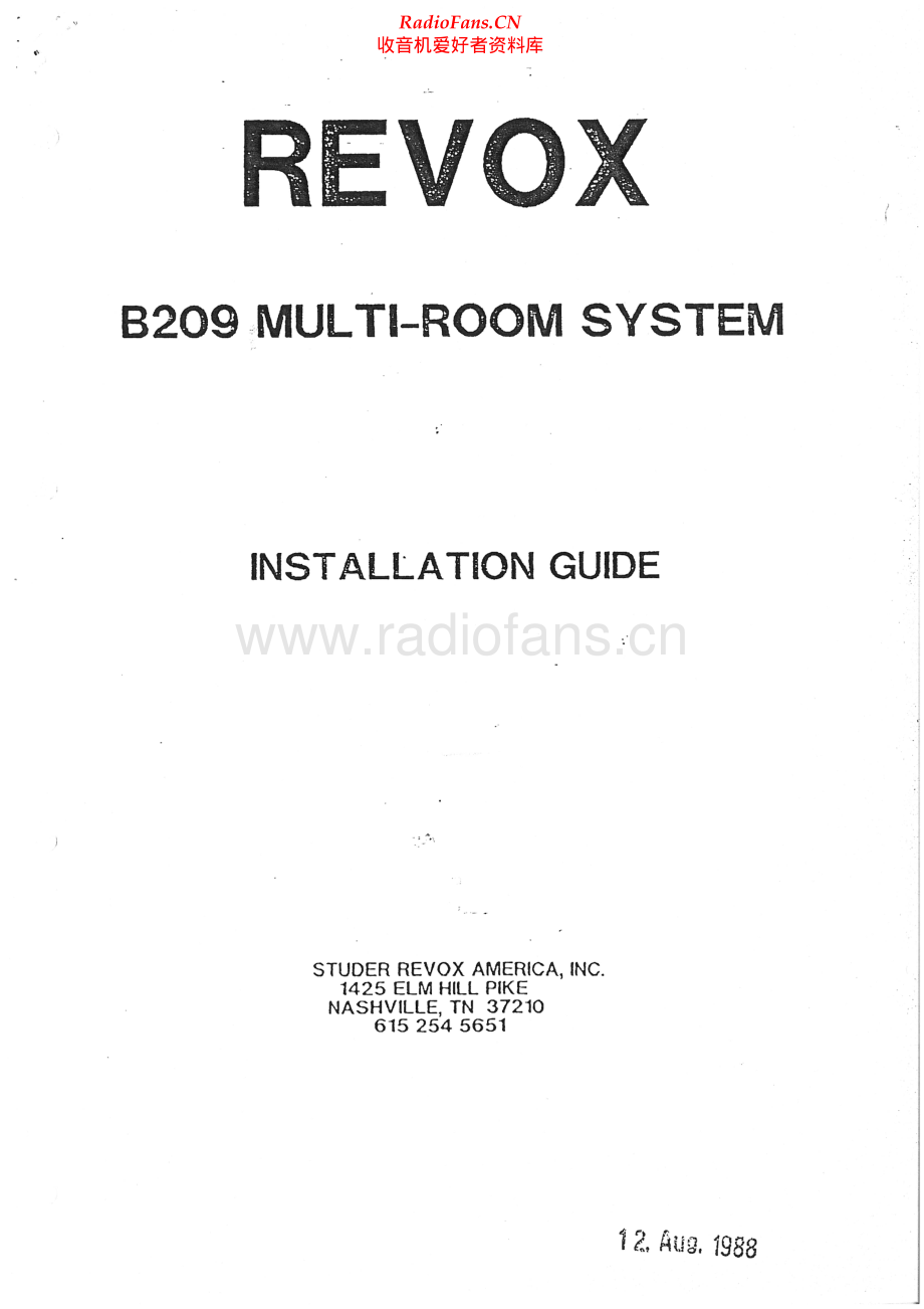 Revox-B209-mrs-info 维修电路原理图.pdf_第1页