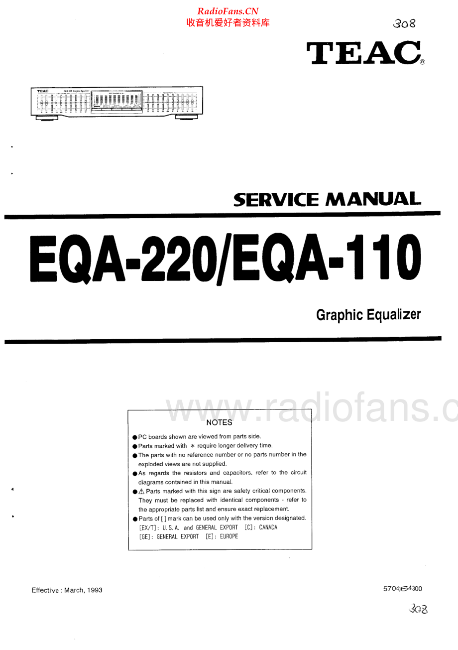 Teac-EQA110-eq-sm 维修电路原理图.pdf_第1页