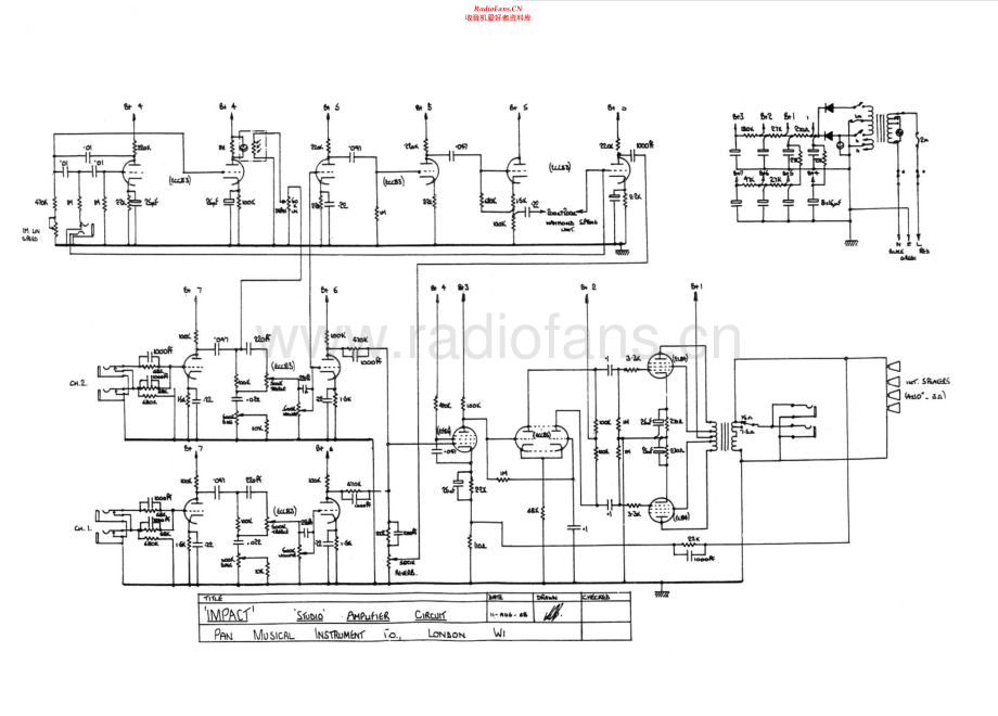 Impact-Studioreverb-pwr-sch 维修电路原理图.pdf_第1页