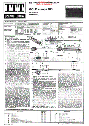 ITT-GolfEuropa103-pr-sm 维修电路原理图.pdf