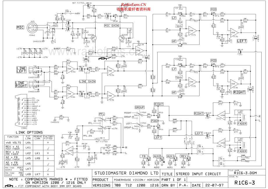 Studiomaster-PowerhouseHorizon1516-mix-sch 维修电路原理图.pdf_第1页