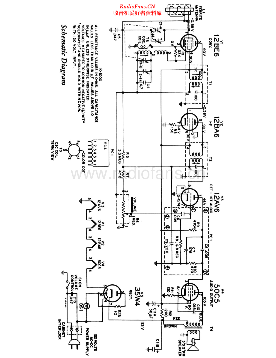 RCA-X614A-rec-sch 维修电路原理图.pdf_第1页