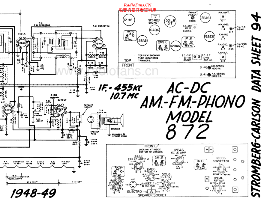 StrombergCarlson-872-rec-sm 维修电路原理图.pdf_第2页