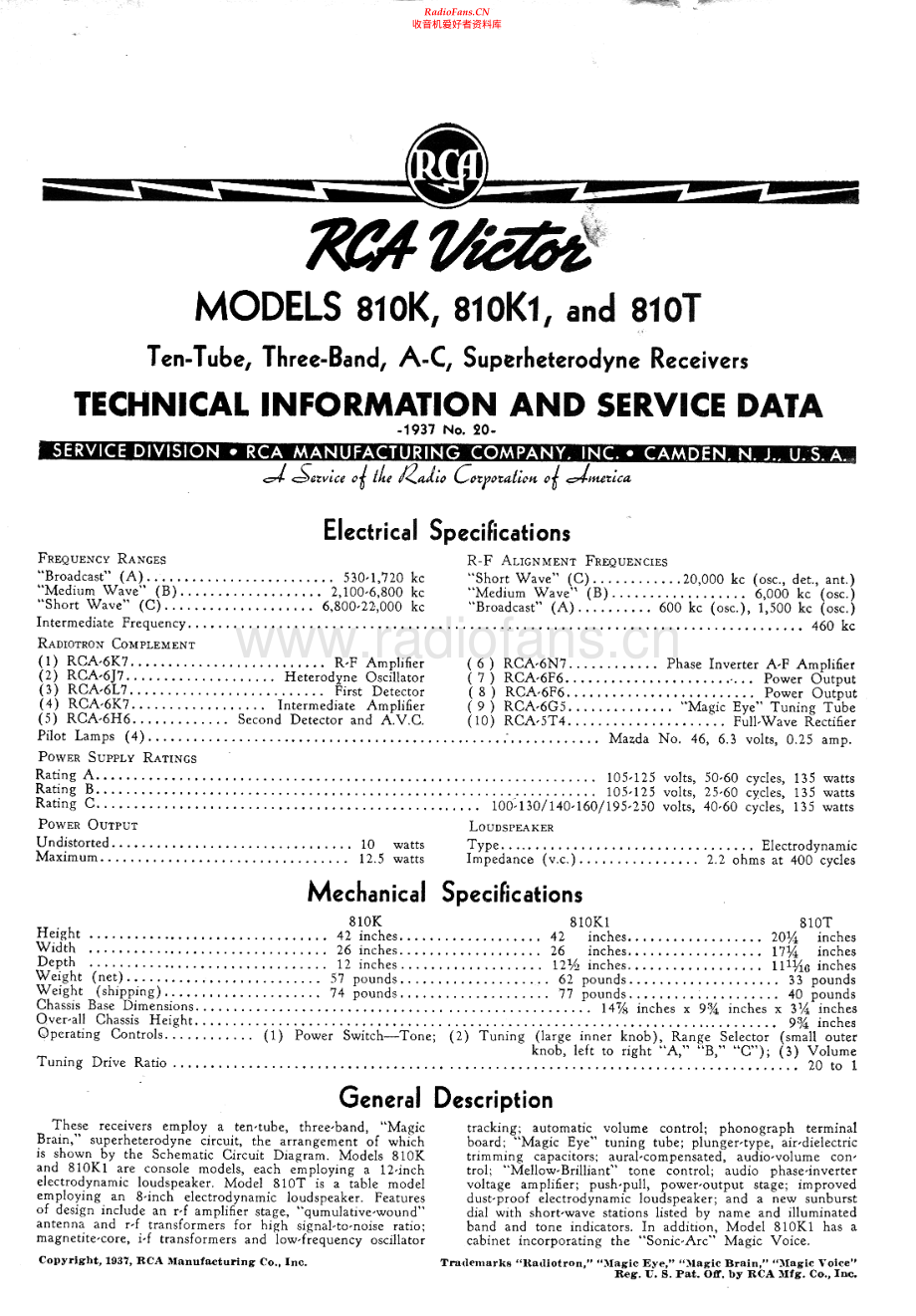 RCA-810K-rec-sm 维修电路原理图.pdf_第1页