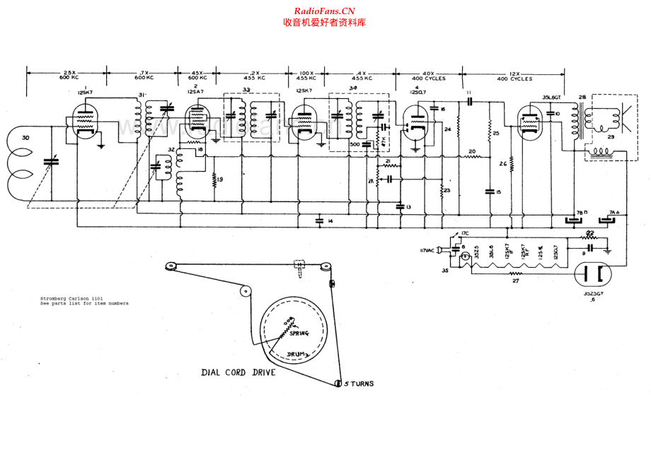 StrombergCarlson-1101-rec-sch 维修电路原理图.pdf_第1页