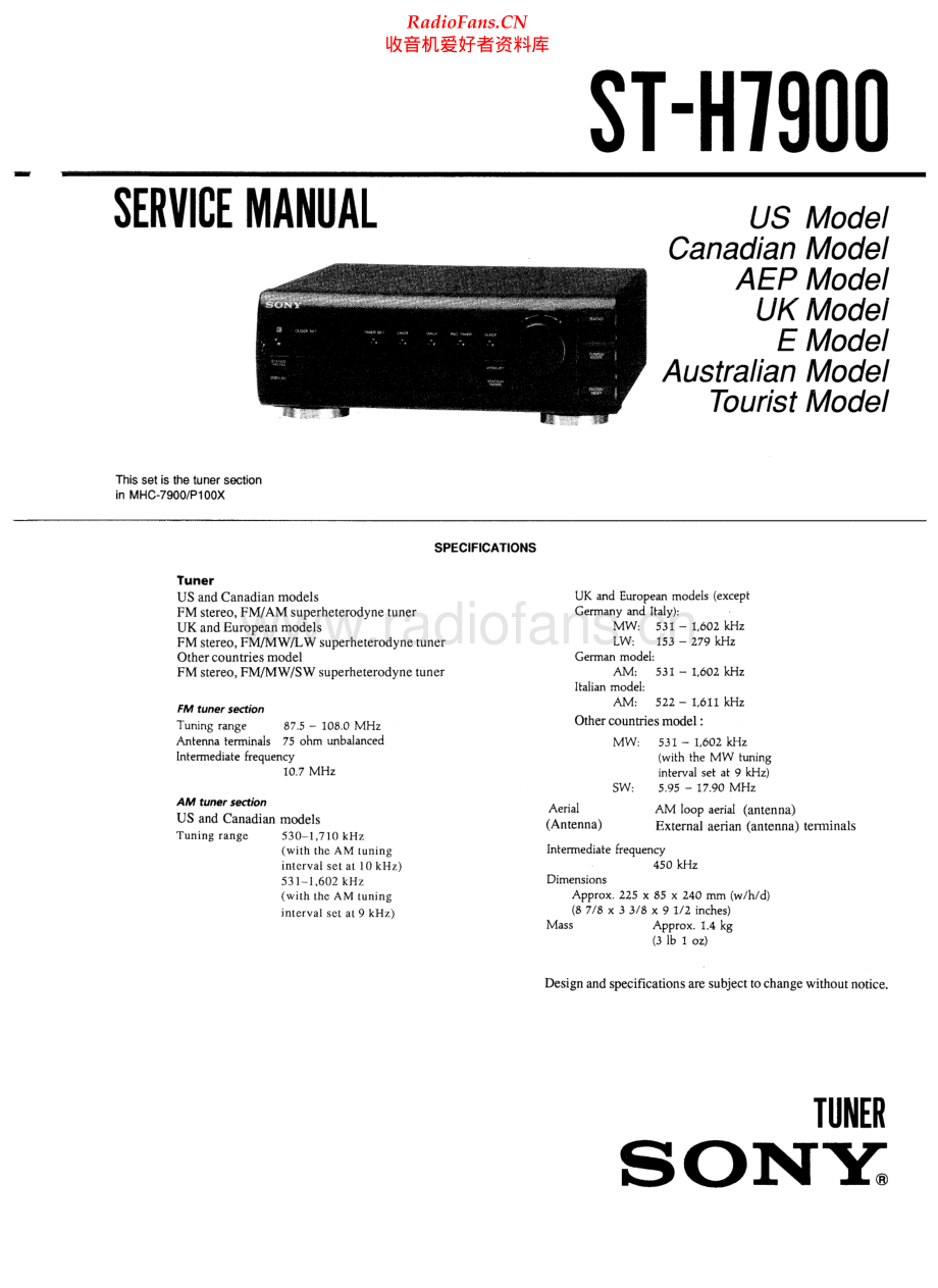 Sony-STH7900-tun-sm 维修电路原理图.pdf_第1页