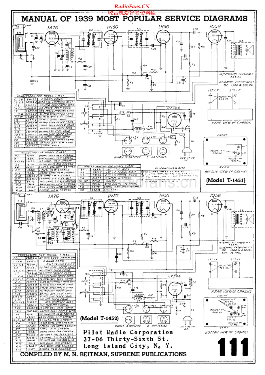 Pilot-T1451-rec-sch 维修电路原理图.pdf_第1页