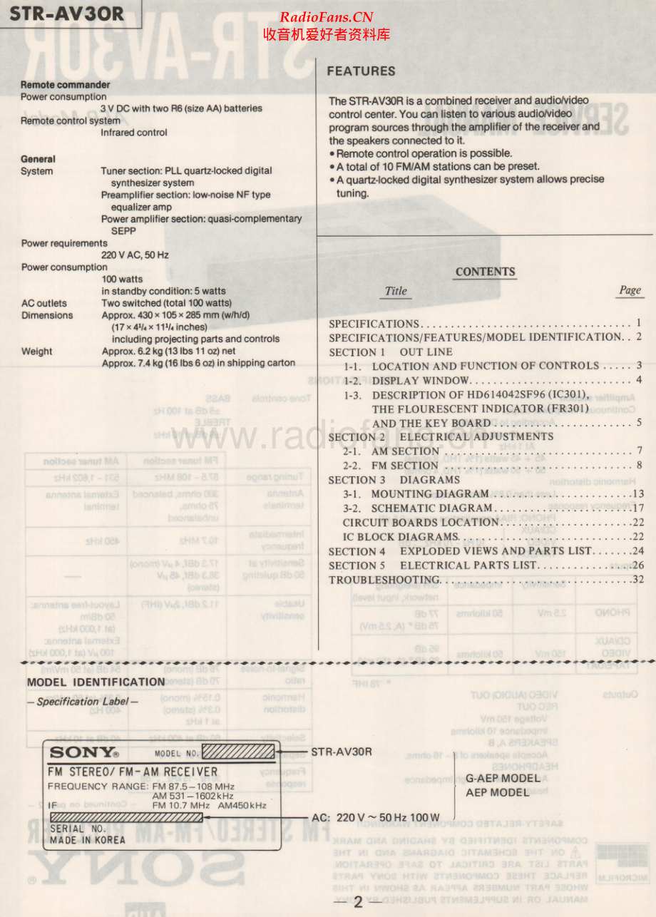 Sony-STRAV30R-rec-sm 维修电路原理图.pdf_第2页