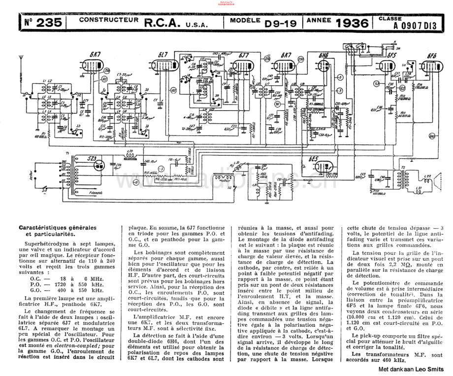 RCA-9K2-rec-sm 维修电路原理图.pdf_第1页