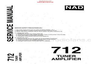 NAD-712-rec-sm 维修电路原理图.pdf