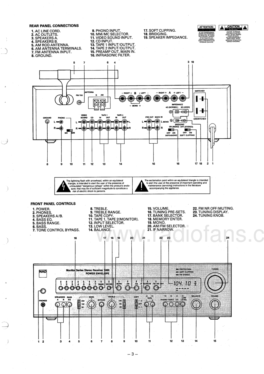 NAD-7400-rec-sm 维修电路原理图.pdf_第3页