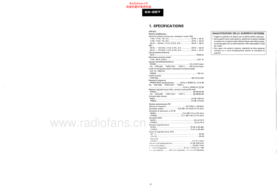 Pioneer-SX227-rec-sm 维修电路原理图.pdf_第2页