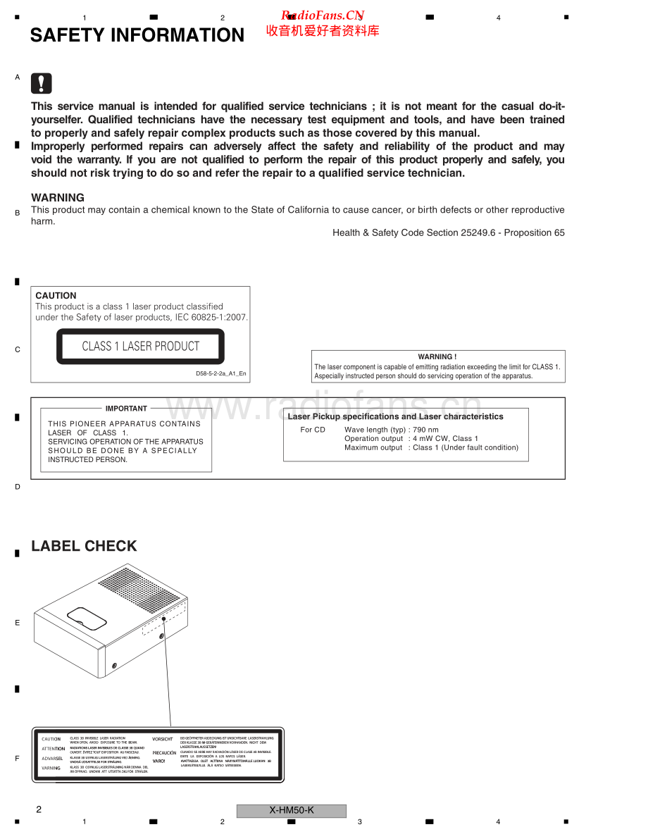 Pioneer-XHM50-rec-sm 维修电路原理图.pdf_第2页