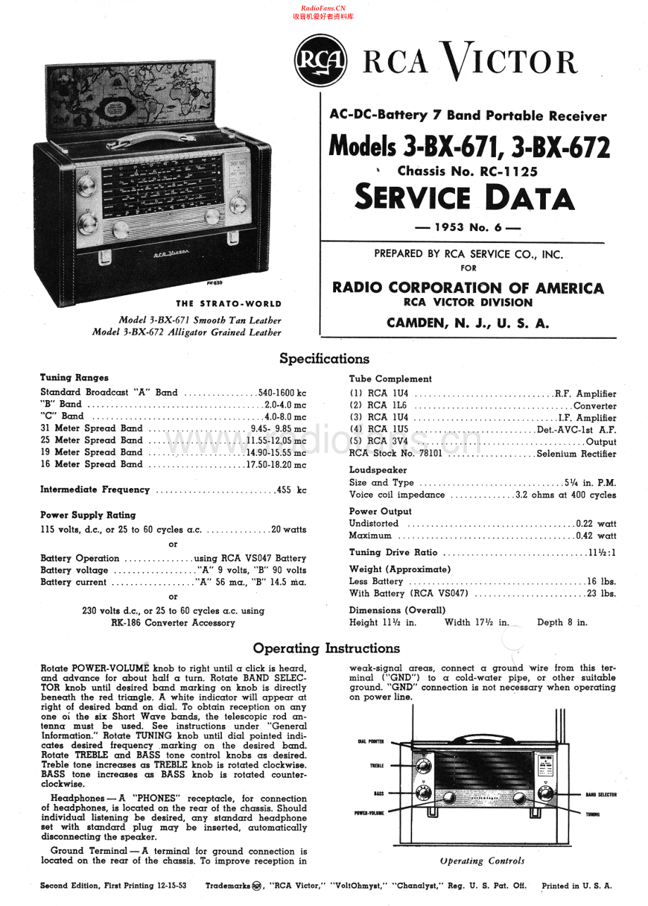 RCA-3BX672-rec-sm 维修电路原理图.pdf_第1页