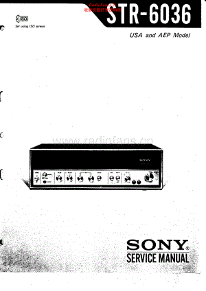 Sony-STR6036-rec-sm 维修电路原理图.pdf