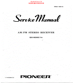 Pioneer-SX6000-rec-sm 维修电路原理图.pdf