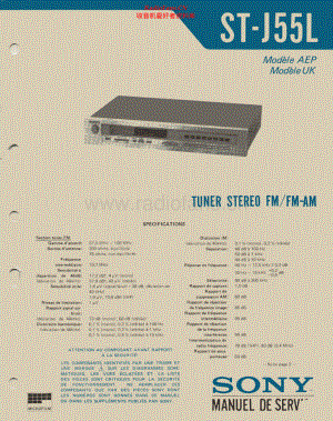 Sony-STJ55L-tun-sm 维修电路原理图.pdf