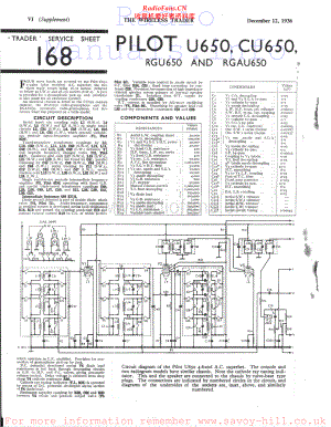 Pilot-RGAU650-rec-sm1 维修电路原理图.pdf