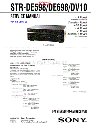 Sony-STRDV10-rec-sm 维修电路原理图.pdf