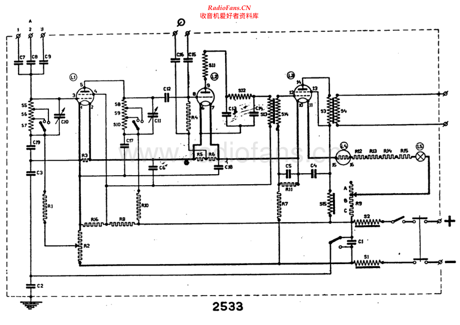 Philips-Standard2533-rec-sch 维修电路原理图.pdf_第1页