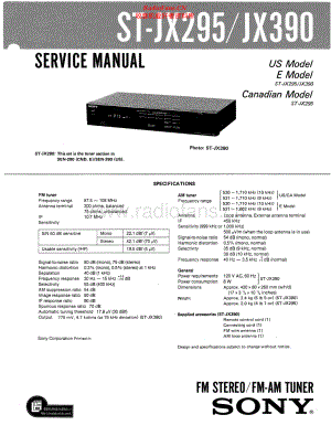 Sony-STJX390-tun-sm 维修电路原理图.pdf