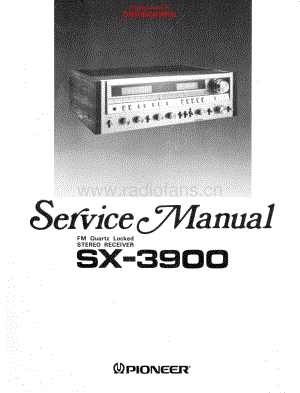 Pioneer-SX3900-rec-sm 维修电路原理图.pdf