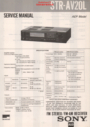 Sony-STRAV20L-rec-sm 维修电路原理图.pdf