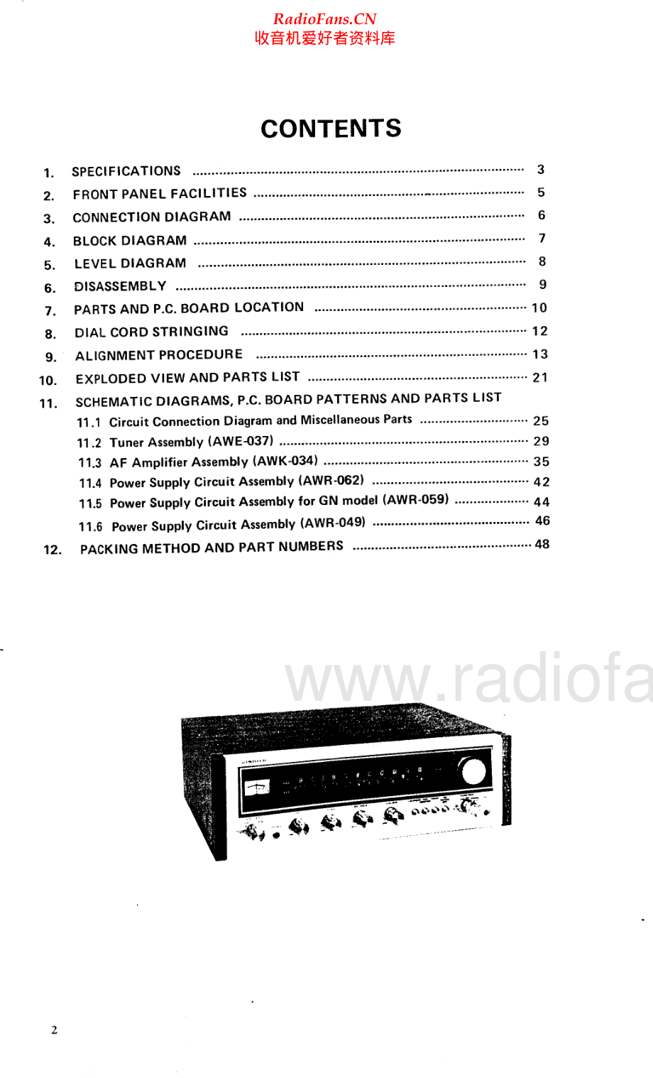 Pioneer-SX434-rec-sm 维修电路原理图.pdf_第2页