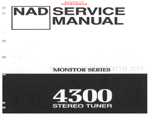 NAD-4300-tun-sm 维修电路原理图.pdf