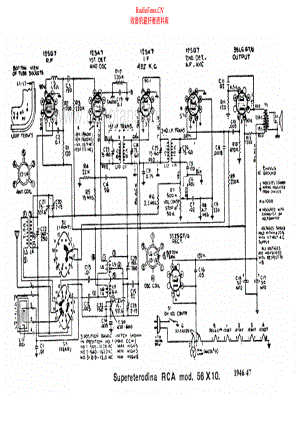 RCA-56X10-rec-sch 维修电路原理图.pdf