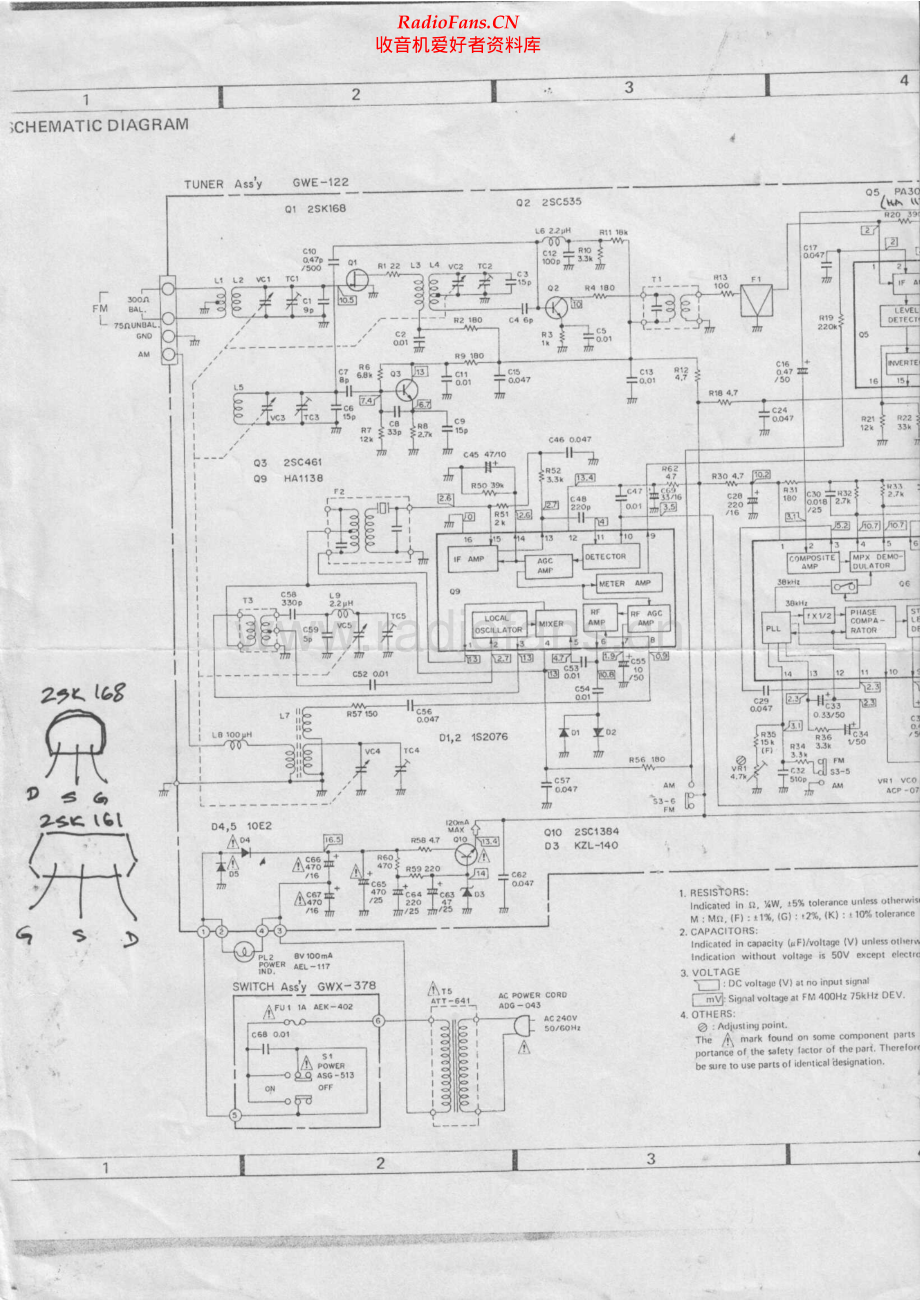 Pioneer-TX408-tun-sch 维修电路原理图.pdf_第1页