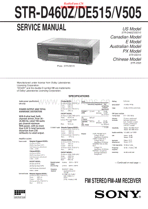 Sony-STRV505-rec-sm 维修电路原理图.pdf