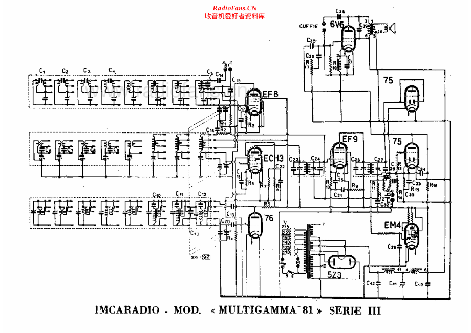 Imcaradio-Multigamma81_III-rec-sch 维修电路原理图.pdf_第1页