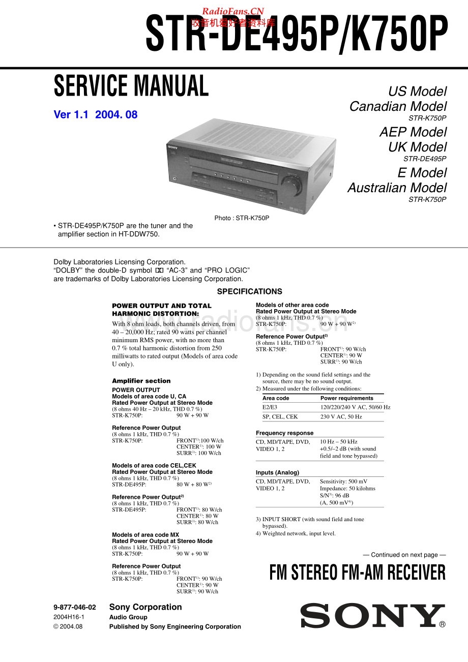 Sony-STRK750P-rec-sm 维修电路原理图.pdf_第1页