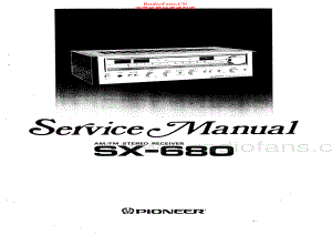 Pioneer-SX680-rec-sm 维修电路原理图.pdf