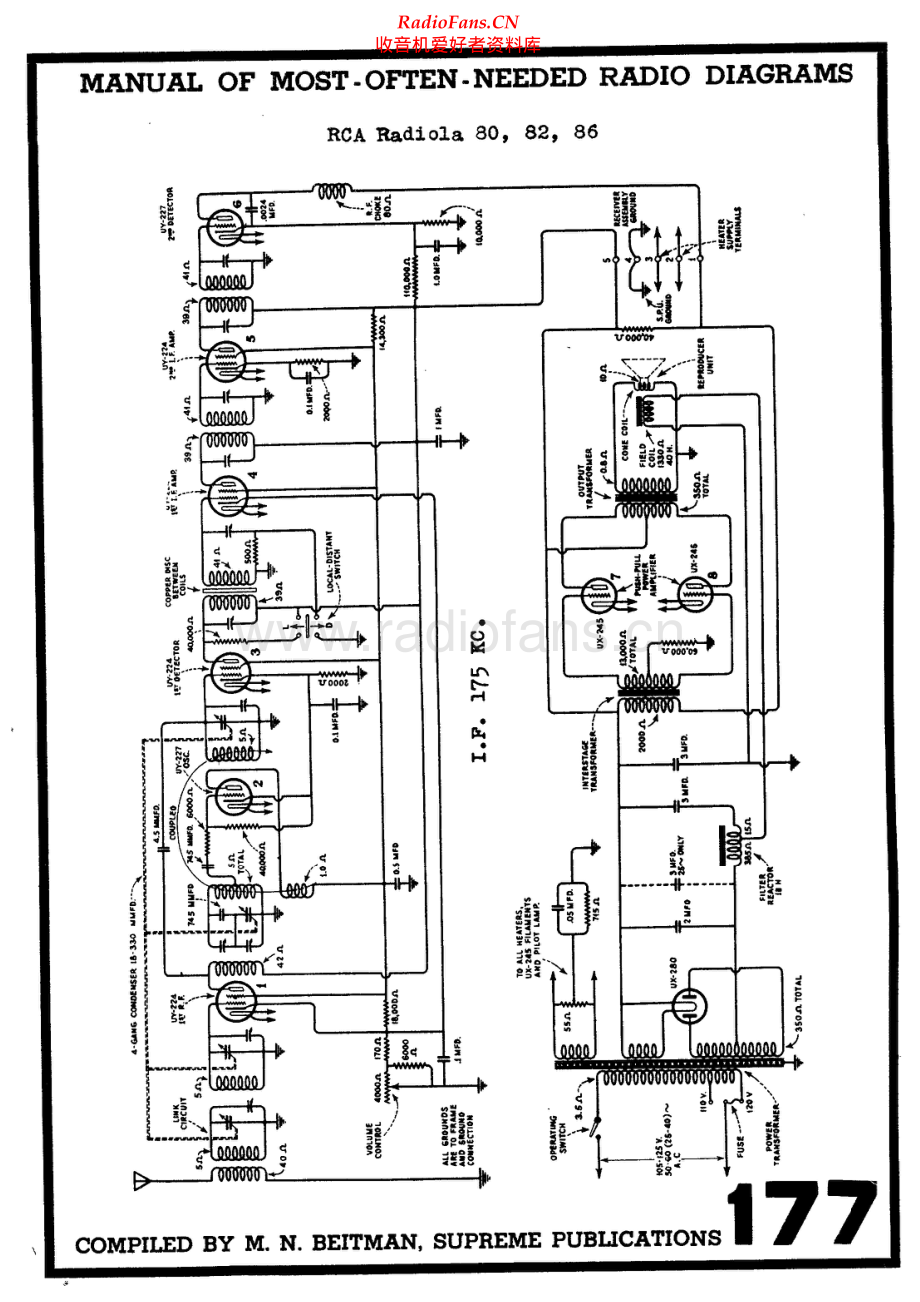 RCA-Radiola82-rec-sch 维修电路原理图.pdf_第1页