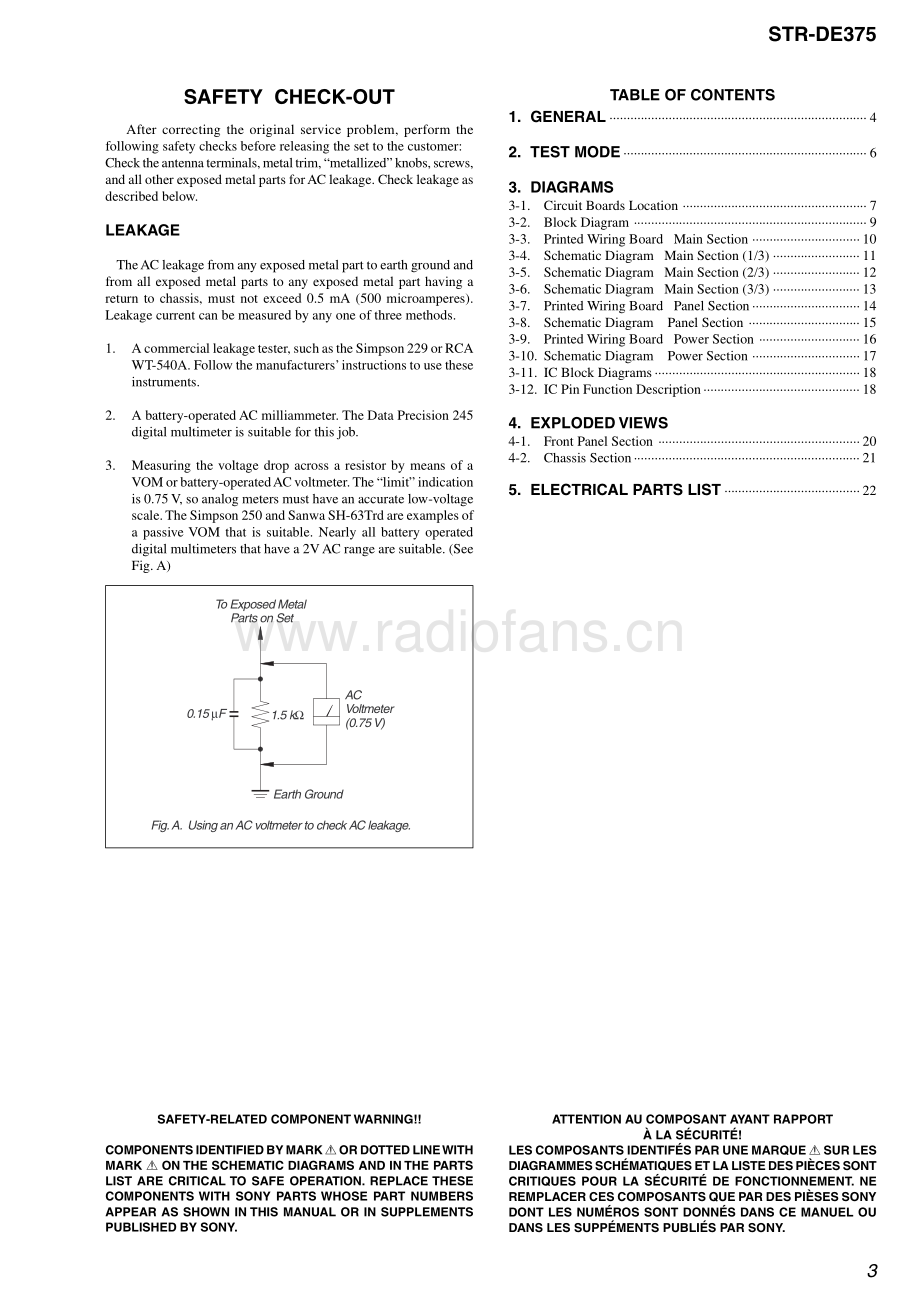 Sony-STRDE375-rec-sm 维修电路原理图.pdf_第3页