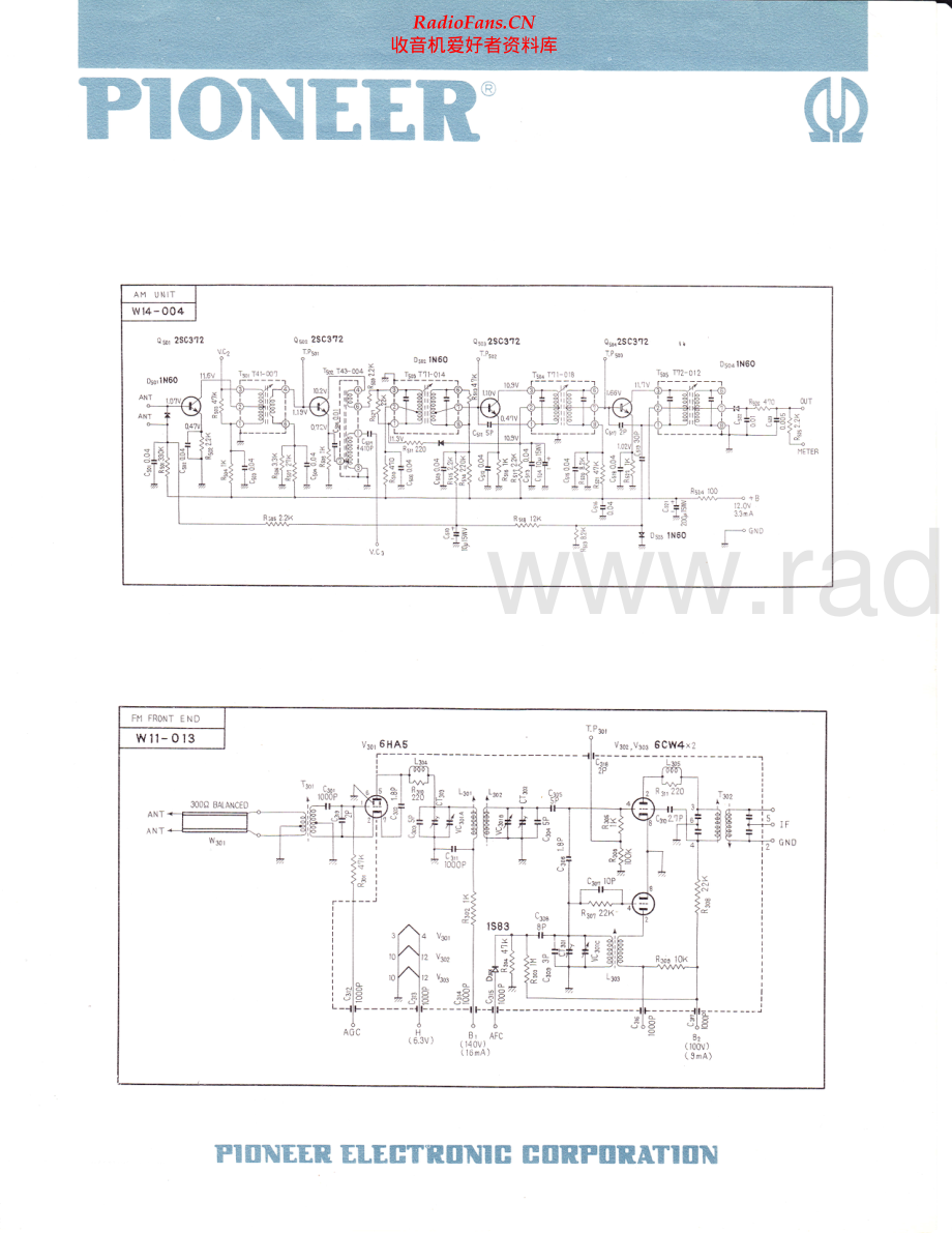 Pioneer-SX1000TA-rec-sch 维修电路原理图.pdf_第2页