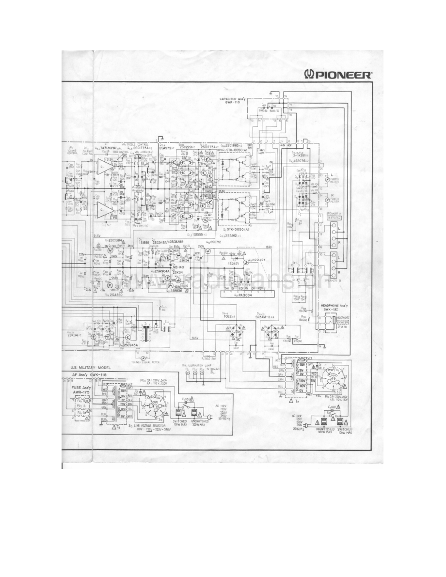 Pioneer-SX780-rec-sch 维修电路原理图.pdf_第3页