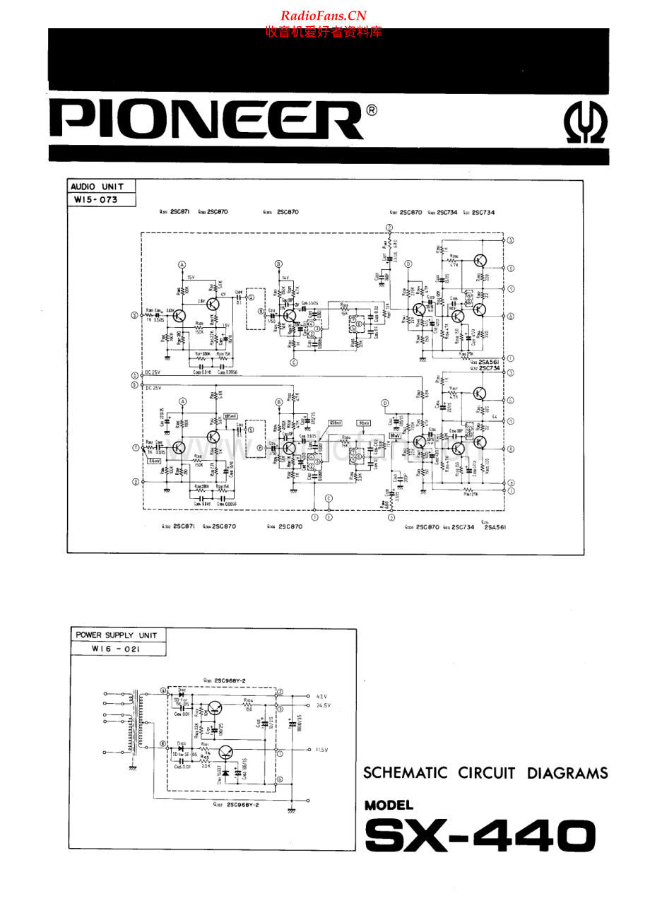 Pioneer-SX440-rec-sch 维修电路原理图.pdf_第1页