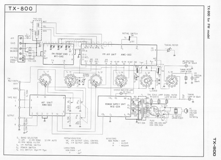 Pioneer-TX800-tun-sch 维修电路原理图.pdf_第3页