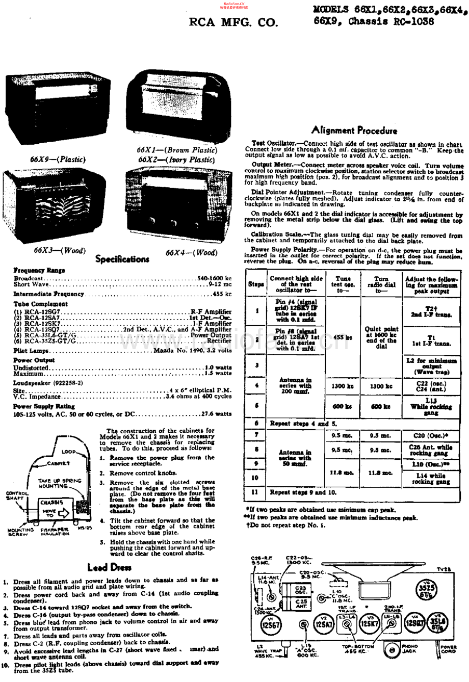 RCA-66X2-rec-sm 维修电路原理图.pdf_第2页