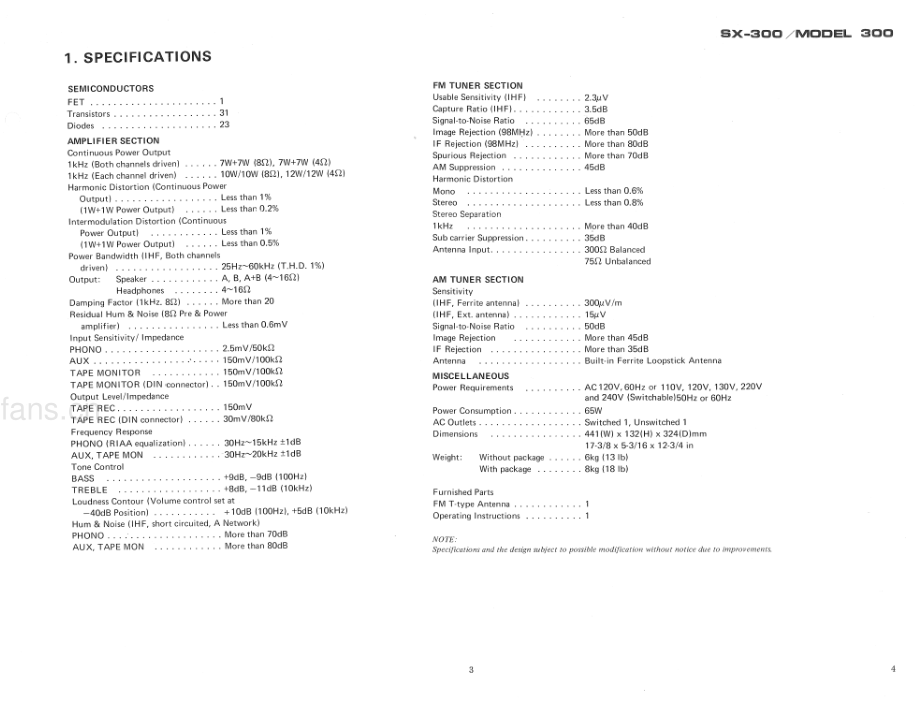 Pioneer-SX300-rec-sm 维修电路原理图.pdf_第3页