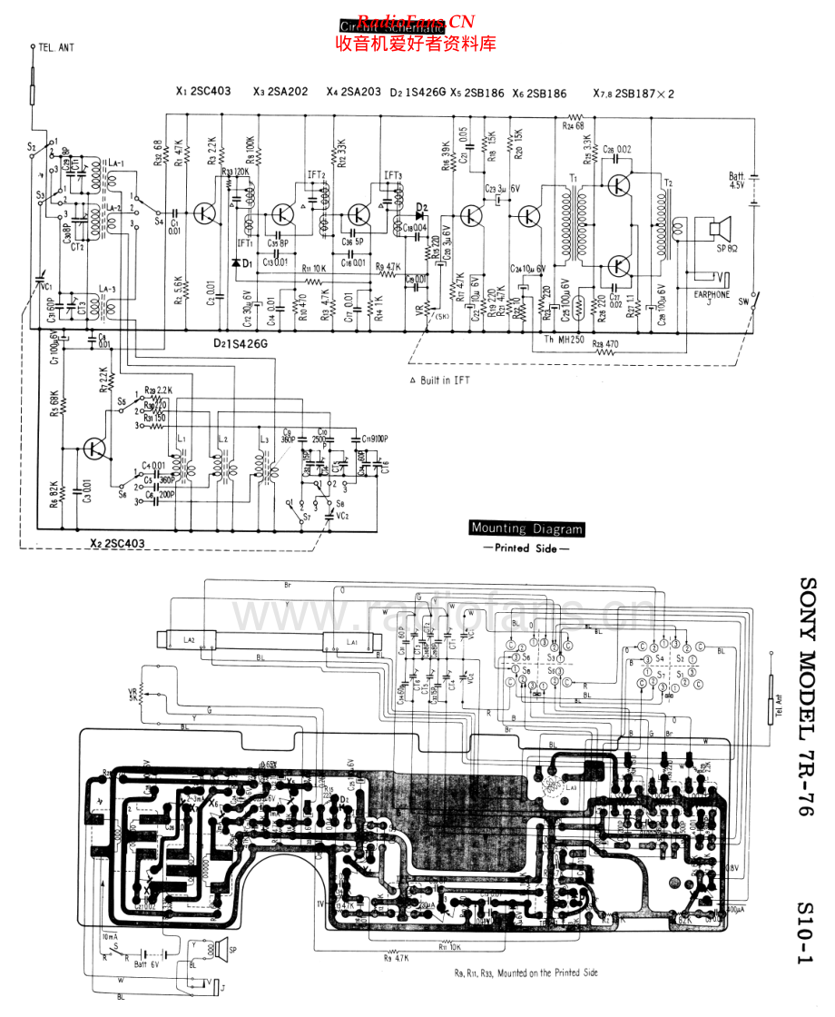 Sony-7R76-rec-sm 维修电路原理图.pdf_第2页