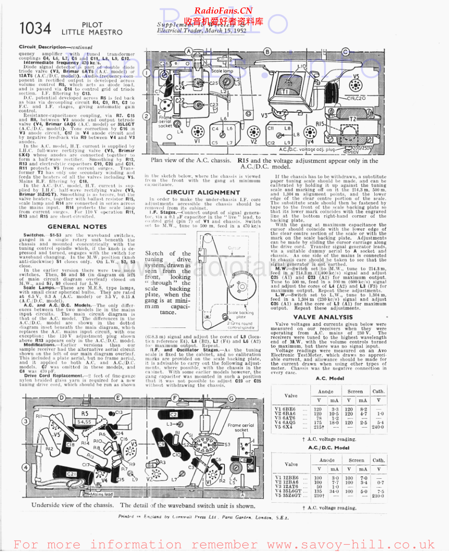 Pilot-LittleMaestro_1952-rec-sm 维修电路原理图.pdf_第2页