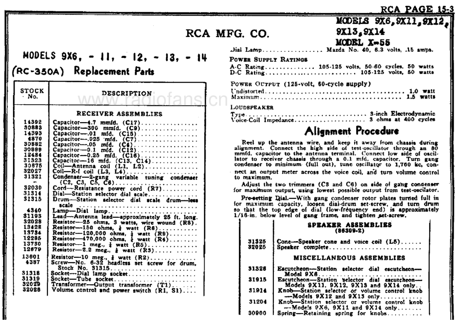 RCA-9X6-rec-sm 维修电路原理图.pdf_第3页